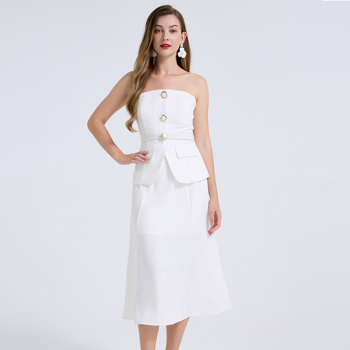 Women Formal Wear For Meeting - Set Due Pezzi per Donna, Completo