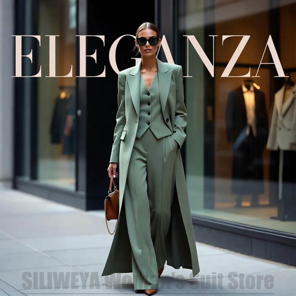 Women'S Formal Wear Pants Suit - Elegante Completo da Donna Tre Pezzi
