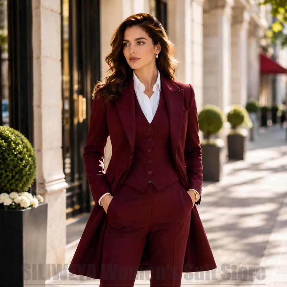 Women'S Formal Wear Pants Suit - Completo Elegante da Donna in 3