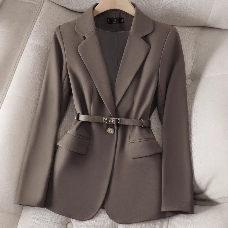 Women Formal Wear With Black Blazer - Giacca da donna da ufficio Giacca
