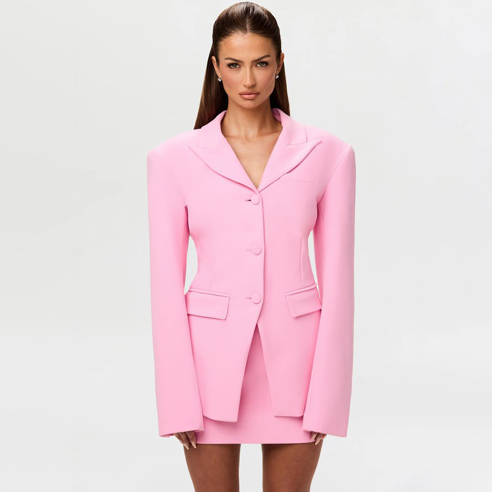Women'S Formal Wear Pants Suit - Completo da Donna Rosa Vivace 2