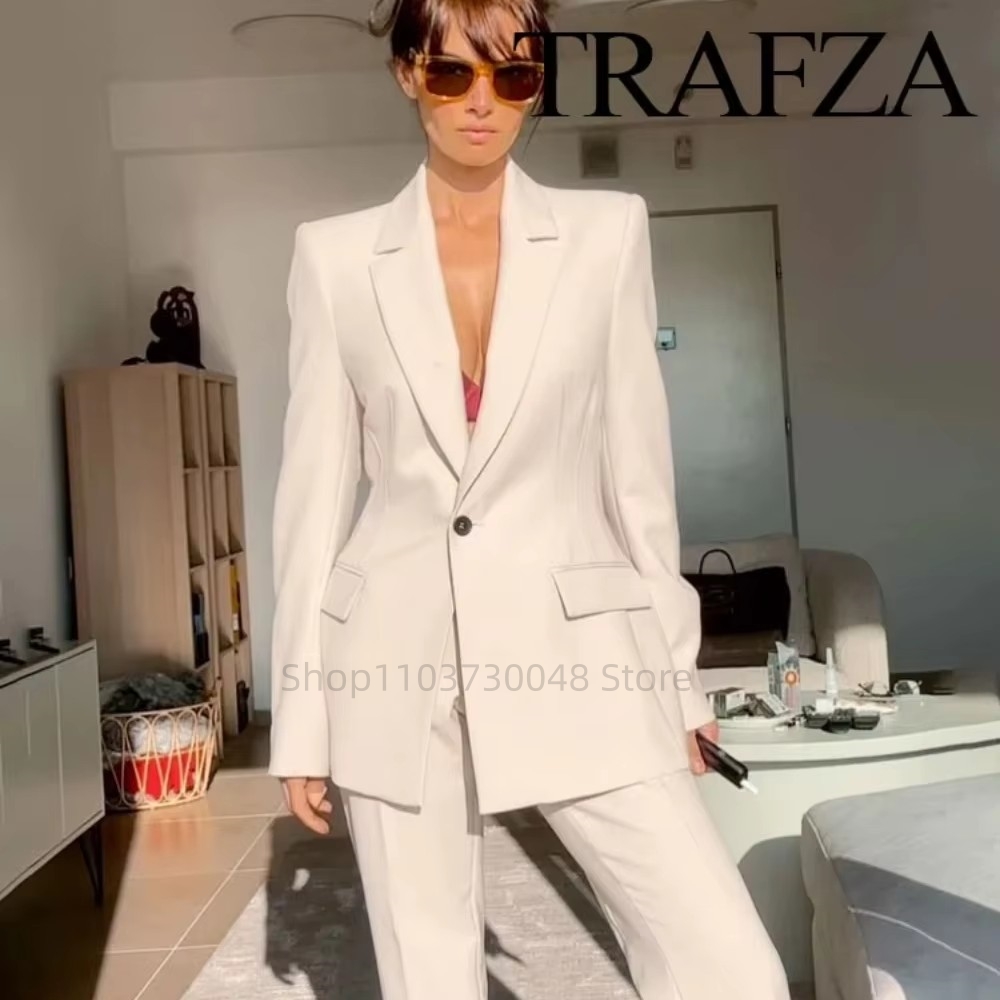Women'S Formal Wear Pants Suit - Completo Formale da Ufficio per Donna: