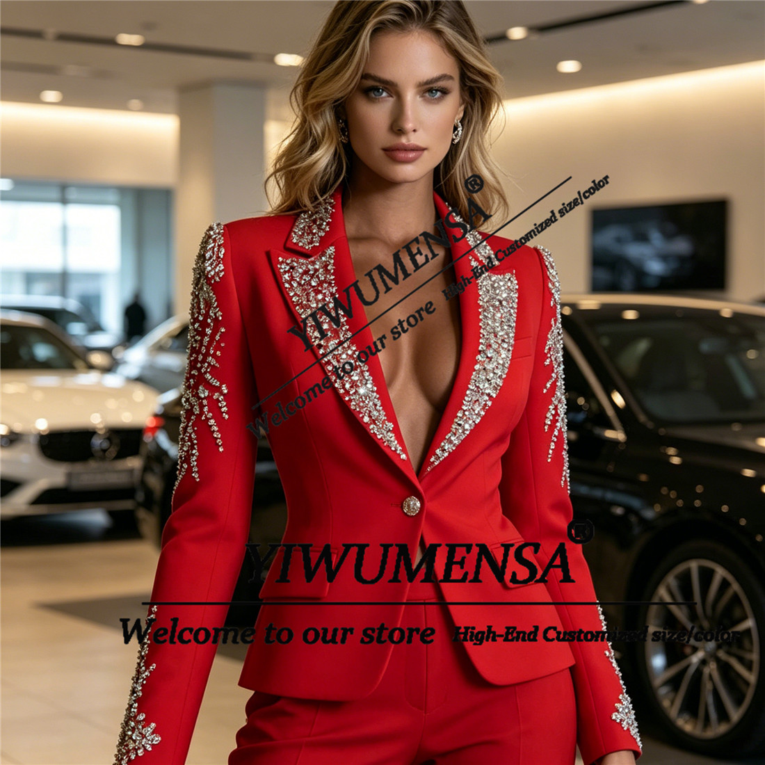 Completi di Lusso da Donna 2 P - Women'S Formal Wear Pants Suit recensione e prezzo