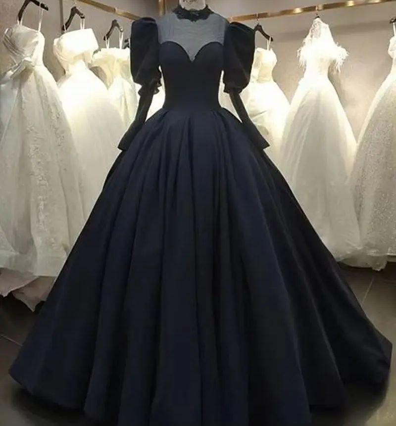 Abito da Sposa Gotico Nero con - Women'S Gothic Formal Wear recensione e prezzo