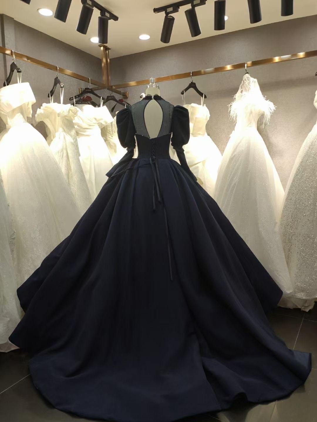 Abito da Sposa Gotico Nero con - Women'S Gothic Formal Wear recensione e prezzo