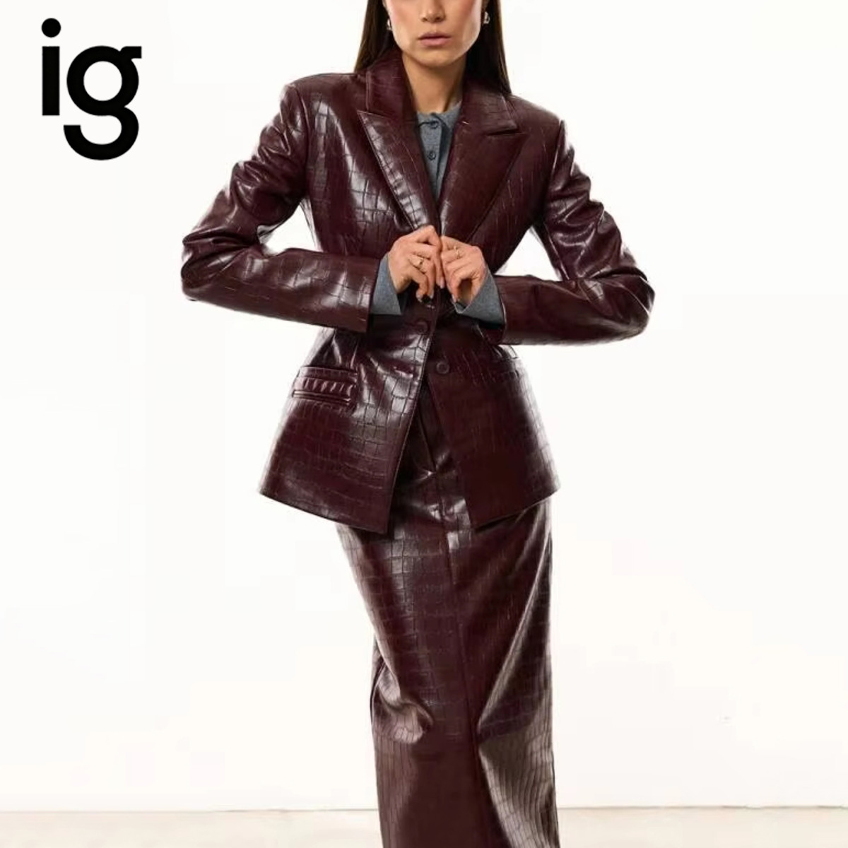 IG Set da Donna in Ecopelle Ef - Formal Attire Woman recensione e prezzo