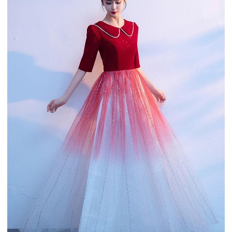 Abito da sera rosso elegante d - Women Formal Wear For Meeting recensione e prezzo