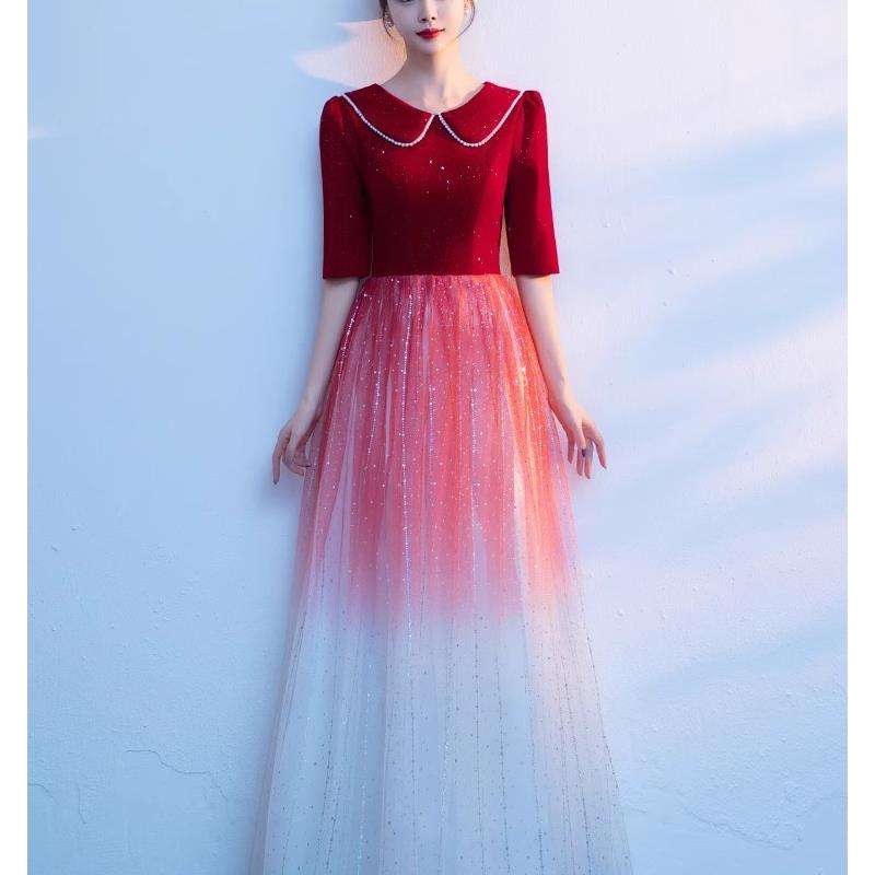 Abito da sera rosso elegante d - Women Formal Wear For Meeting recensione e prezzo