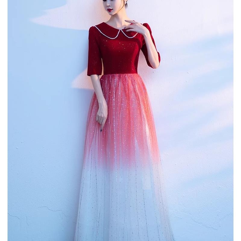 Abito da sera rosso elegante d - Women Formal Wear For Meeting recensione e prezzo